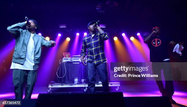 The Lox, Sheek Louch, Jadakiss and Styles P Perform at The Lox in Concert - Atlanta, GA at The Masquerade on March 23, 2017 in Atlanta, Georgia.