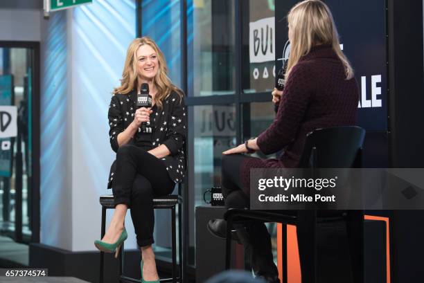 Marin Ireland attends Build Series to discuss "On the Exhale" at Build Studio on March 24, 2017 in New York City.