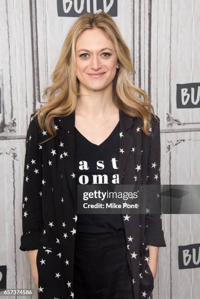 Marin Ireland attends Build Series to discuss "On the Exhale" at Build Studio on March 24, 2017 in New York City.