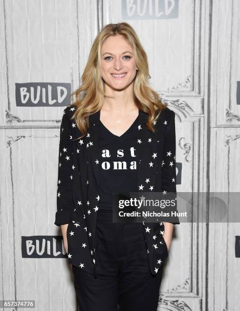 Marin Ireland attends Build Series Presents Discussion of "On the Exhale" at Build Studio on March 24, 2017 in New York City.