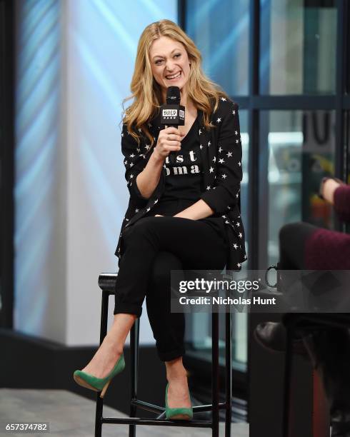 Marin Ireland attends Build Series Presents Discussion of "On the Exhale" at Build Studio on March 24, 2017 in New York City.