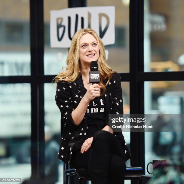 Marin Ireland attends Build Series Presents Discussion of "On the Exhale" at Build Studio on March 24, 2017 in New York City.