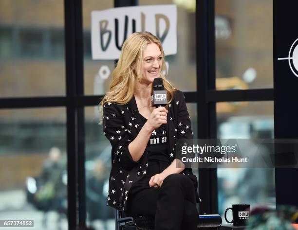 Marin Ireland attends Build Series Presents Discussion of "On the Exhale" at Build Studio on March 24, 2017 in New York City.
