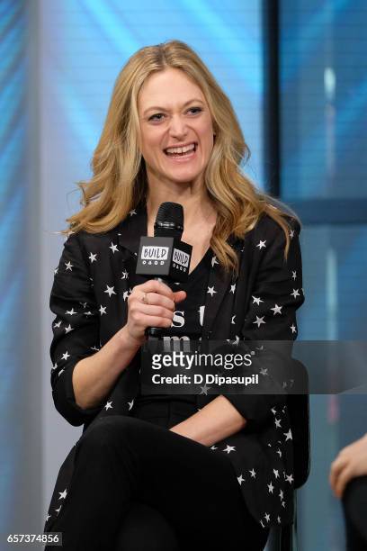 Marin Ireland attends the Build Series to discuss "On the Exhale" at Build Studio on March 24, 2017 in New York City.