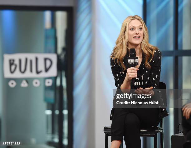 Marin Ireland attends Build Series Presents Discussion of "On the Exhale" at Build Studio on March 24, 2017 in New York City.