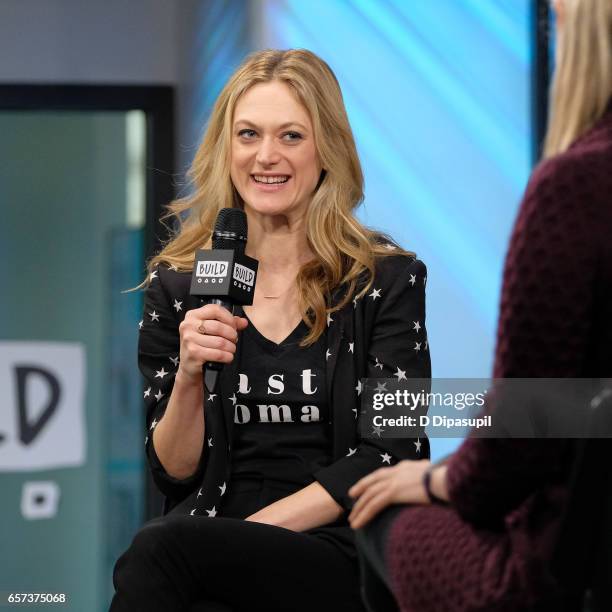 Marin Ireland attends the Build Series to discuss "On the Exhale" at Build Studio on March 24, 2017 in New York City.