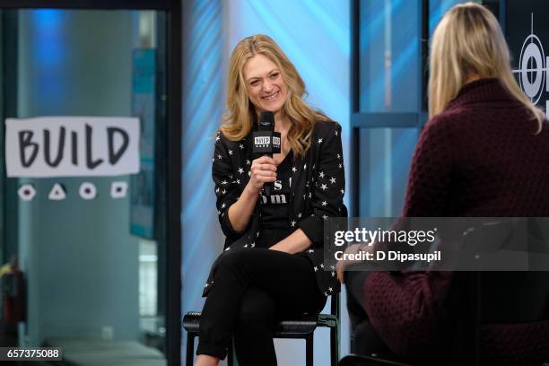 Marin Ireland attends the Build Series to discuss "On the Exhale" at Build Studio on March 24, 2017 in New York City.