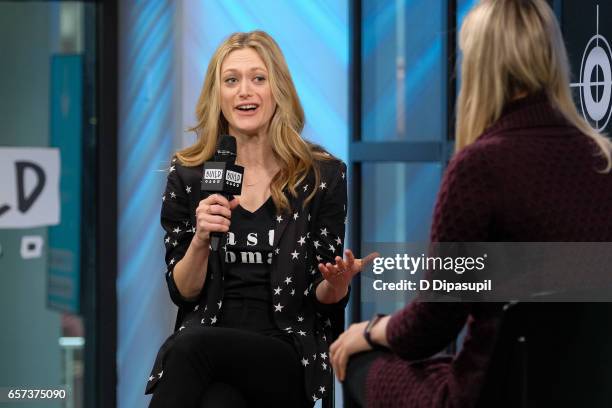 Marin Ireland attends the Build Series to discuss "On the Exhale" at Build Studio on March 24, 2017 in New York City.