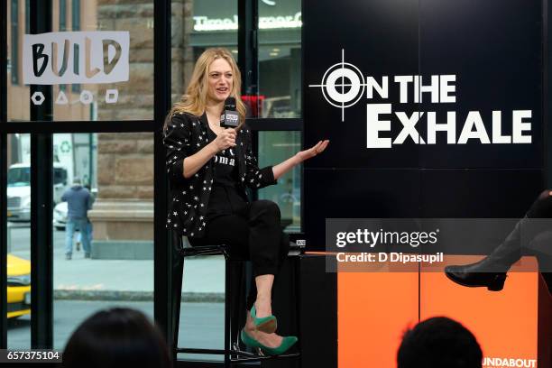 Marin Ireland attends the Build Series to discuss "On the Exhale" at Build Studio on March 24, 2017 in New York City.