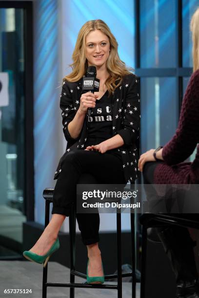 Marin Ireland attends the Build Series to discuss "On the Exhale" at Build Studio on March 24, 2017 in New York City.