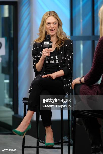 Marin Ireland attends the Build Series to discuss "On the Exhale" at Build Studio on March 24, 2017 in New York City.