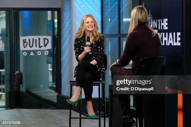 Marin Ireland attends the Build Series to discuss "On the Exhale" at Build Studio on March 24, 2017 in New York City.