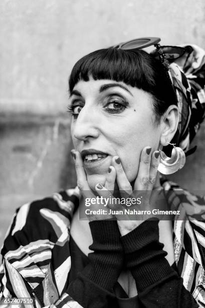 Rossy de Palma poses during a portrait session during of the 20th Malaga Film Festival on March 23, 2017 in Malaga, Spain.