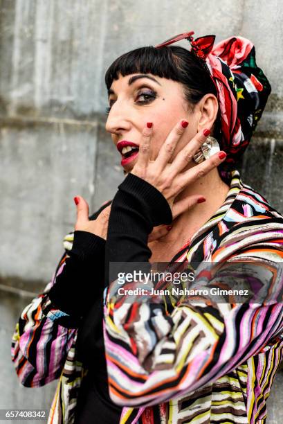 Rossy de Palma poses during a portrait session during of the 20th Malaga Film Festival on March 23, 2017 in Malaga, Spain.