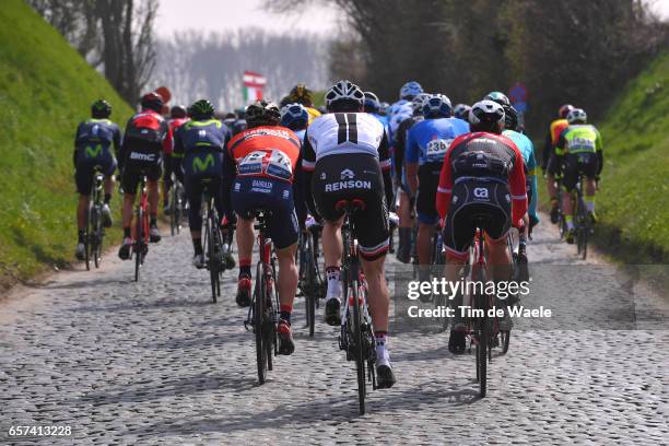 60th E3 Harelbeke 2017 Peloton / Holleweg / Cobbles / Public / Fans / Landscape / Harelbeke - Harelbeke /