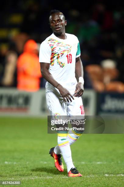 Sadio Mane of Senegal during International Friendly match between Nigeria against Senegal at The Hive, Barnet FC on 23rd March 2017