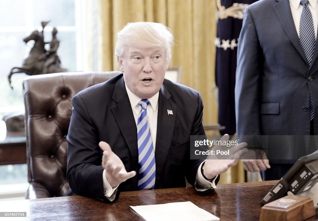 President Trump Speaks After House GOP Pulls Vote On American Health Care Act