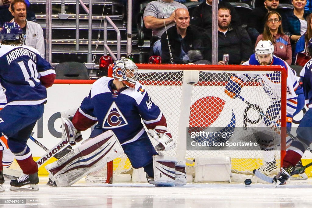 NHL: MAR 23 Oilers at Avalanche