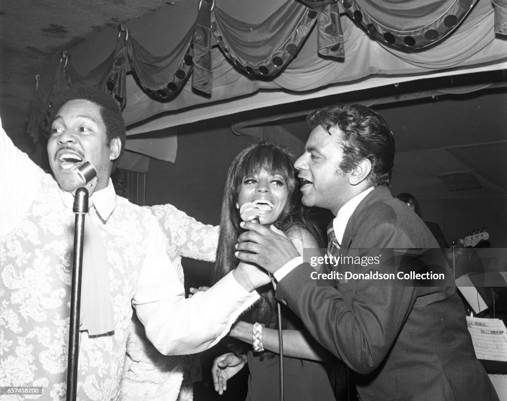 Tony Mathis Singer Singer Johnny Mathis sings with the vocal group