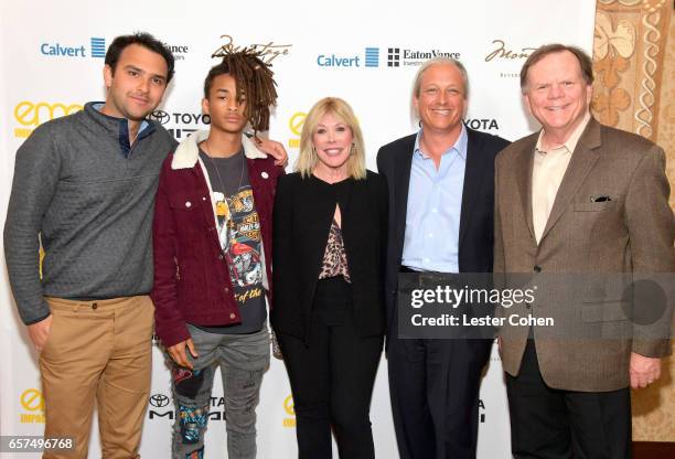 Niche co-founder Rob Fishman, President/CEO of EMA Debbie Levin, JUST Water investor and actor Jaden Smith, New Pacific Realty CEO and EMA board...
