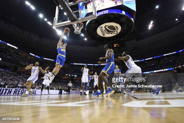 Leaf of UCLA dunks against the North Carolina Tar Heels during the 2017 NCAA Photos via Getty Images Men's Basketball Tournament at FedExForum on...