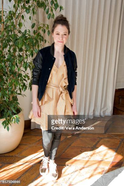 Tatiana Maslany at the "Orphan Black" Press Conference at a private location on March 23, 2017 in West Hollywood, California.