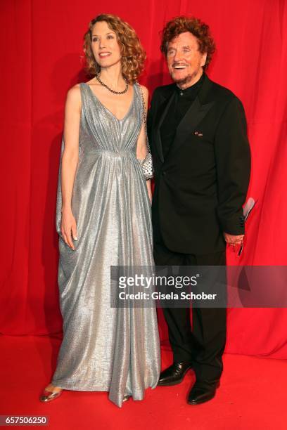 Franziska Reichenbacher and Dieter Wedel during the 8th Filmball Vienna at City Hall on March 24, 2017 in Vienna, Austria.
