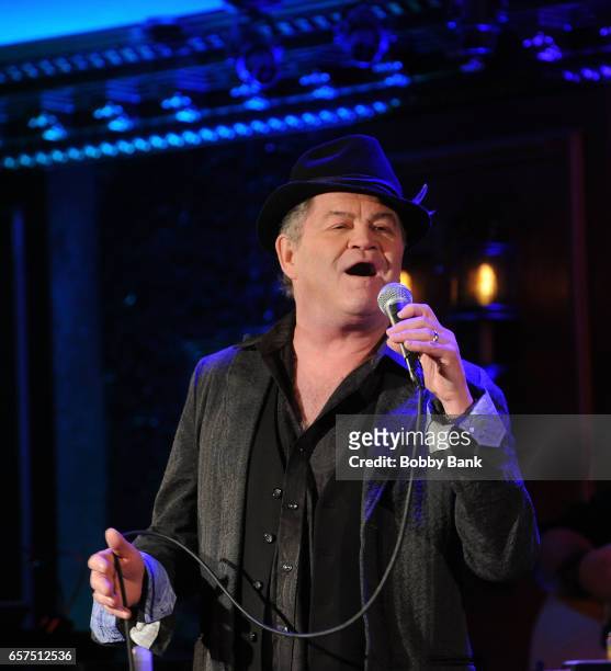Micky Dolenz performs at Feinstein's/54 Below on March 24, 2017 in New York City.
