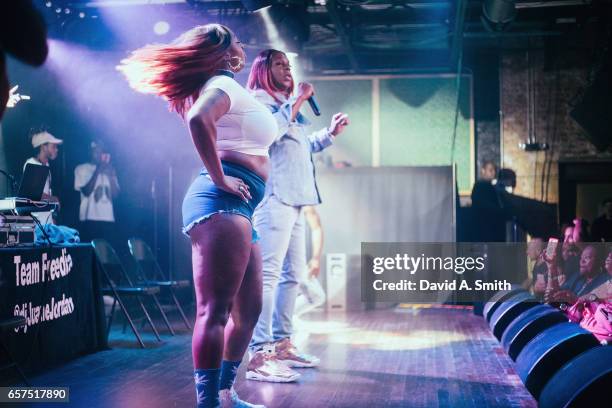 Big Freedia performs at Saturn Birmingham on March 24, 2017 in Birmingham, Alabama.