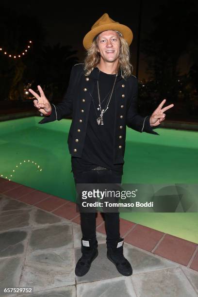 Stunt performer Jukka Hilden attends the Herring & Herring Sequence Magazine Launch Party, Co-hosted by Susan Sarandon at the private residence of...