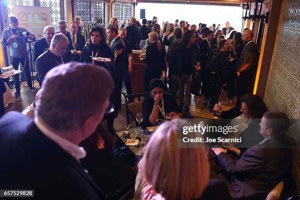 Guests attend the Toyota Mirai Presents the Inaugural EMA Impact Summit party at Montage Beverly Hills on March 24, 2017 in Beverly Hills, California.