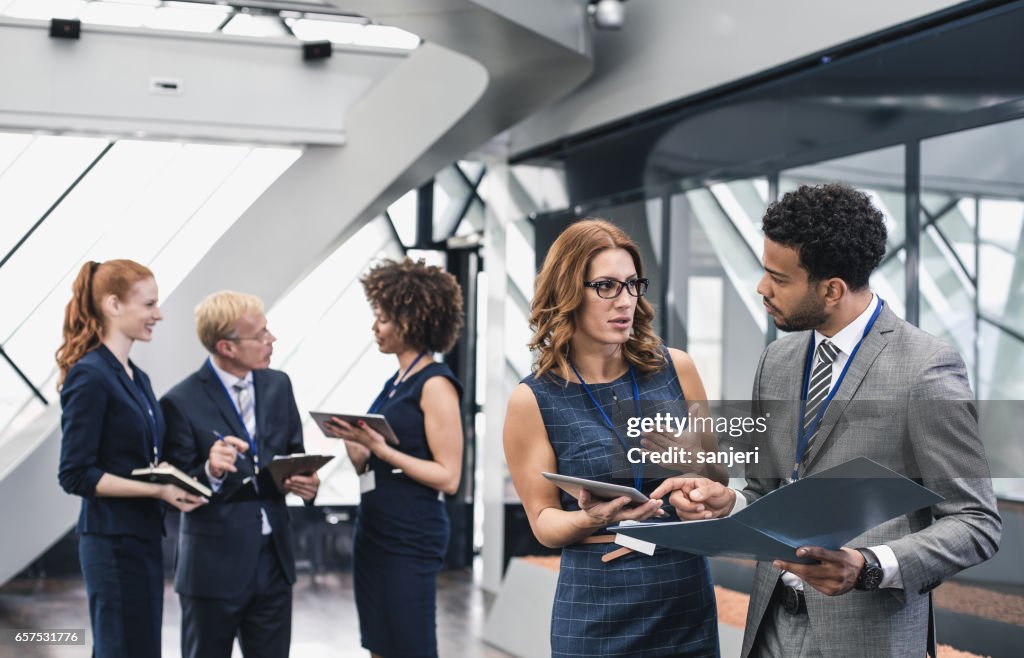 Business People Having a Meeting in The Board Room