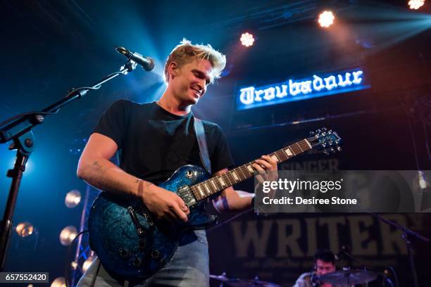 Cody Simpson performs at Guitar Center's Sixth Annual Singer-Songwriter Grand Finale at Troubadour on March 24, 2017 in West Hollywood, California.