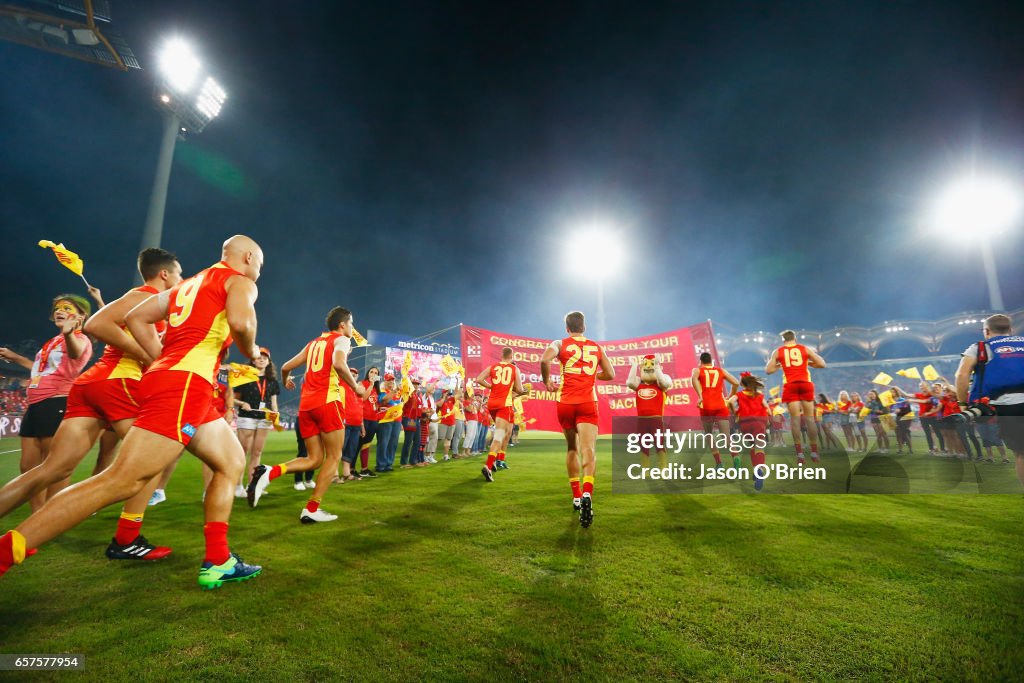 AFL Rd 1 - Gold Coast v Brisbane