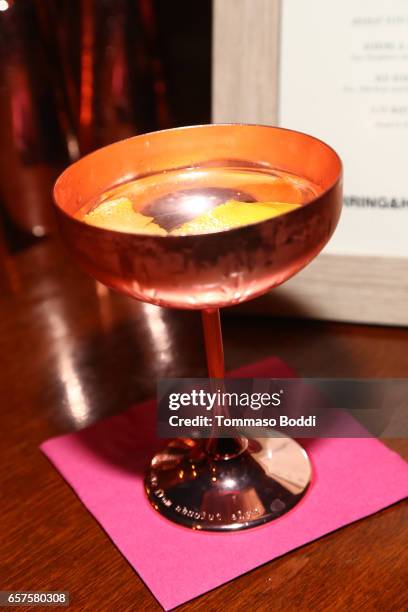 General view of the atmosphere during the Herring & Herring Sequence Magazine Launch Party, Co-hosted by Susan Sarandon at the private residence of...