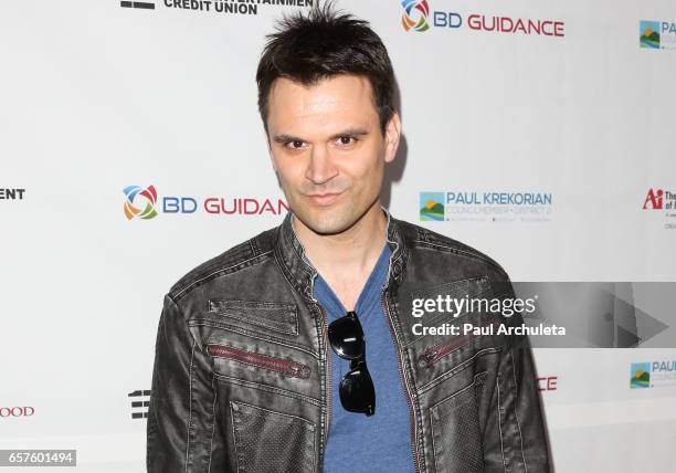 Actor Kash Hovey attends the 4th Annual North Hollywood CineFest opening night on March 24, 2017 in North Hollywood, California.