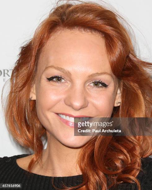 Actress Anne Leighton attends the 4th Annual North Hollywood CineFest opening night on March 24, 2017 in North Hollywood, California.
