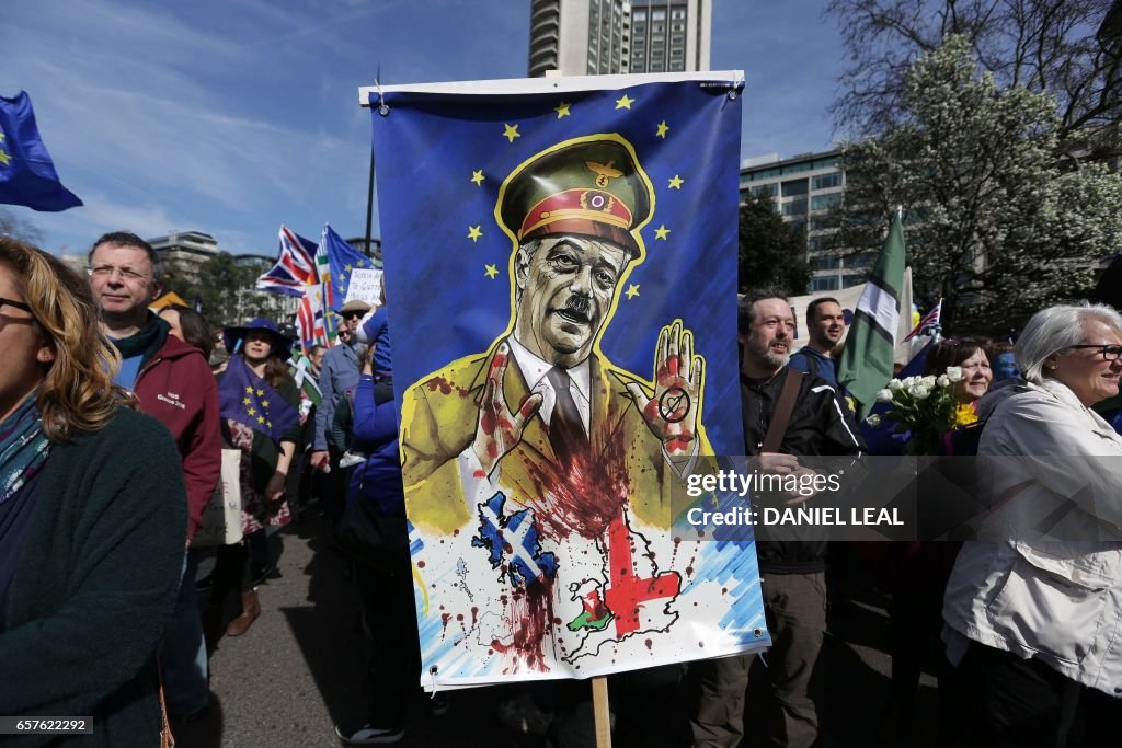 BRITAIN-EU-POLITICS-BREXIT-DEMONSTRATION