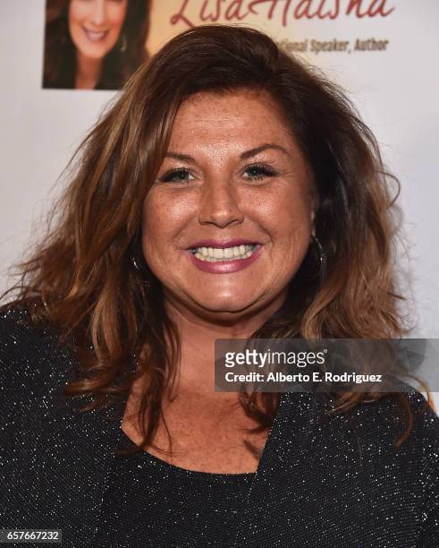 Personality Abby Lee Miller attends the 3rd Annual Whispers From Children's Heats Foundation Legacy Charity Gala at Casa Del Mar on March 24, 2017 in...