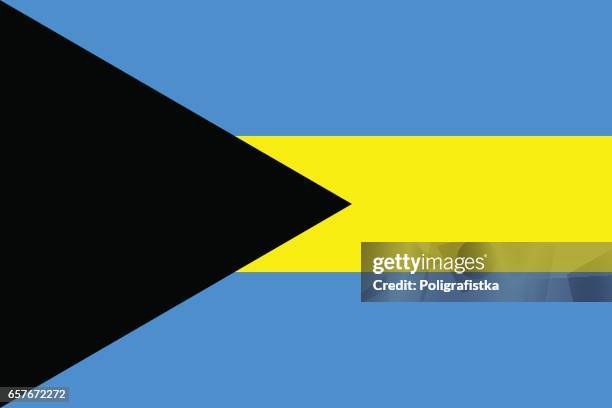 ilustrações de stock, clip art, desenhos animados e ícones de flag of bahamas - bandeira das bahamas