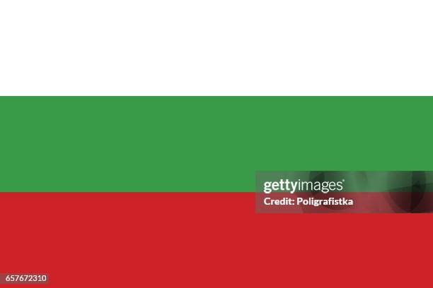 flagge von bulgarien - bulgarien stock-grafiken, -clipart, -cartoons und -symbole