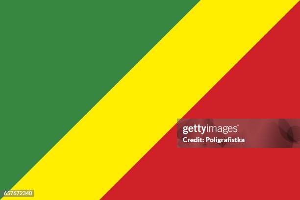 ilustrações, clipart, desenhos animados e ícones de bandeira do congo - congo