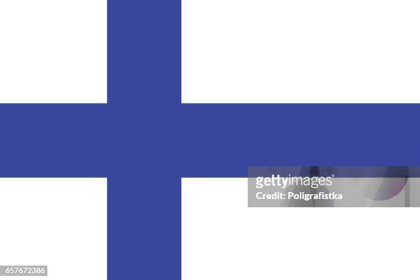 flag of finland - finish flag stock illustrations