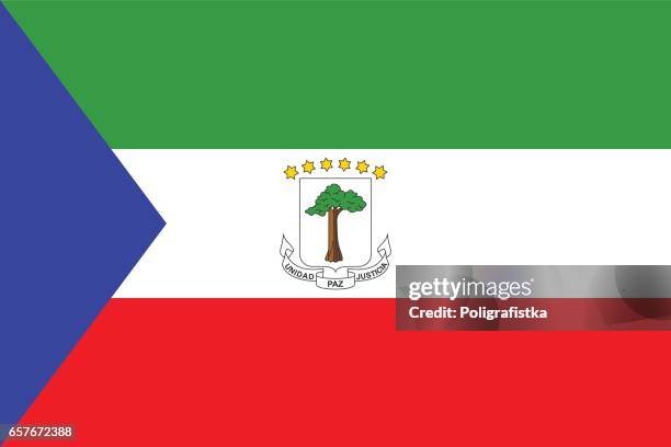 ilustraciones, imágenes clip art, dibujos animados e iconos de stock de bandera de guinea ecuatorial - guinea ecuatorial