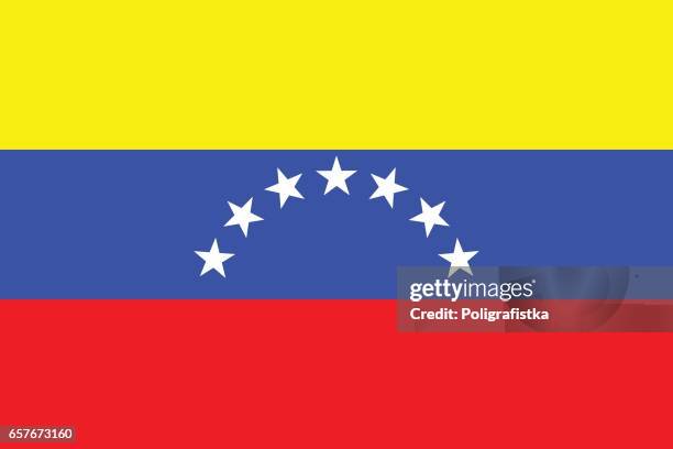 flag of venezuela - venezuelan culture stock illustrations
