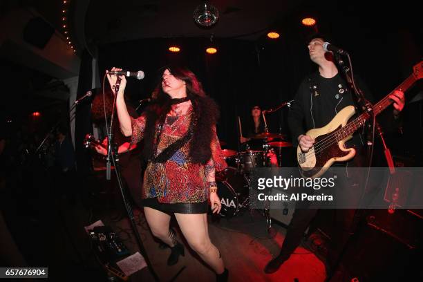 Vocalist ZouZou Mansour and Soraia perform at Berlin on March 24, 2017 in New York City.