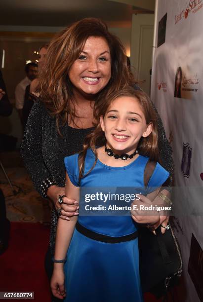 Personality Abby Lee Miller and Lexy Rodriguez attend the 3rd Annual Whispers From Children's Heats Foundation Legacy Charity Gala at Casa Del Mar on...