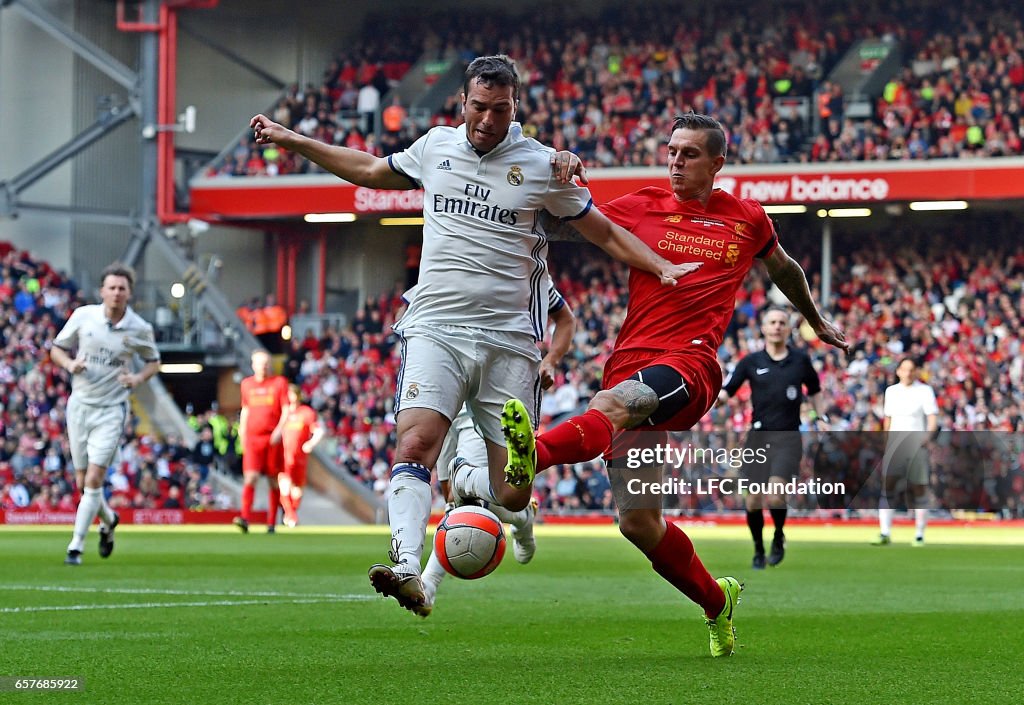 Liverpool Legends v Real Madrid Legends: LFC Foundation Charity Match