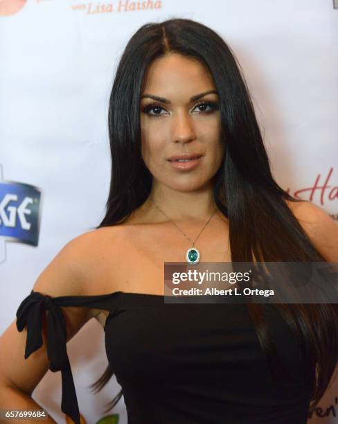 Actress/model Carissa Rosario arrives for the Whispers From Children's Hearts Foundation's 3rd Legacy Charity Gala held at Casa Del Mar on March 24,...
