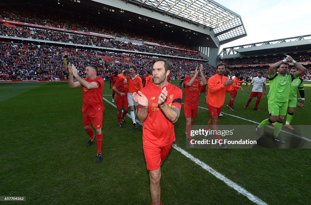 Liverpool Legends v Real Madrid Legends: LFC Foundation Charity Match